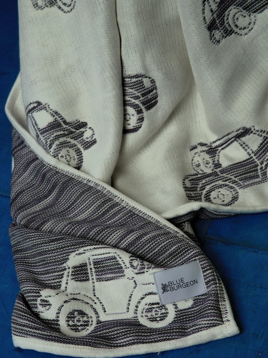 Sweet Cars Muslin Black